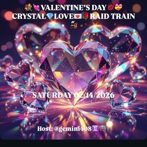 💘💝VALENTINES DAY🌹💌 “THE LOVE RAID TRAIN” 🚂 SATURDAY 02/14/2026
